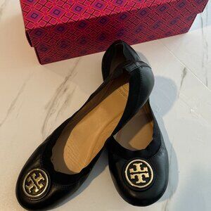 Tory Burch Caroline Flats - Black